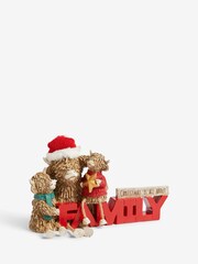 Red Hamish Family Christmas Word Block Ornament - Image 4 of 5
