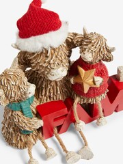 Red Hamish Family Christmas Word Block Ornament - Image 5 of 5