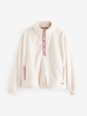 Bath & Body Works Cream Borg Fleece Jumper - Image 7 of 9