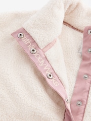 Bath & Body Works Cream Borg Fleece Jumper - Image 9 of 9