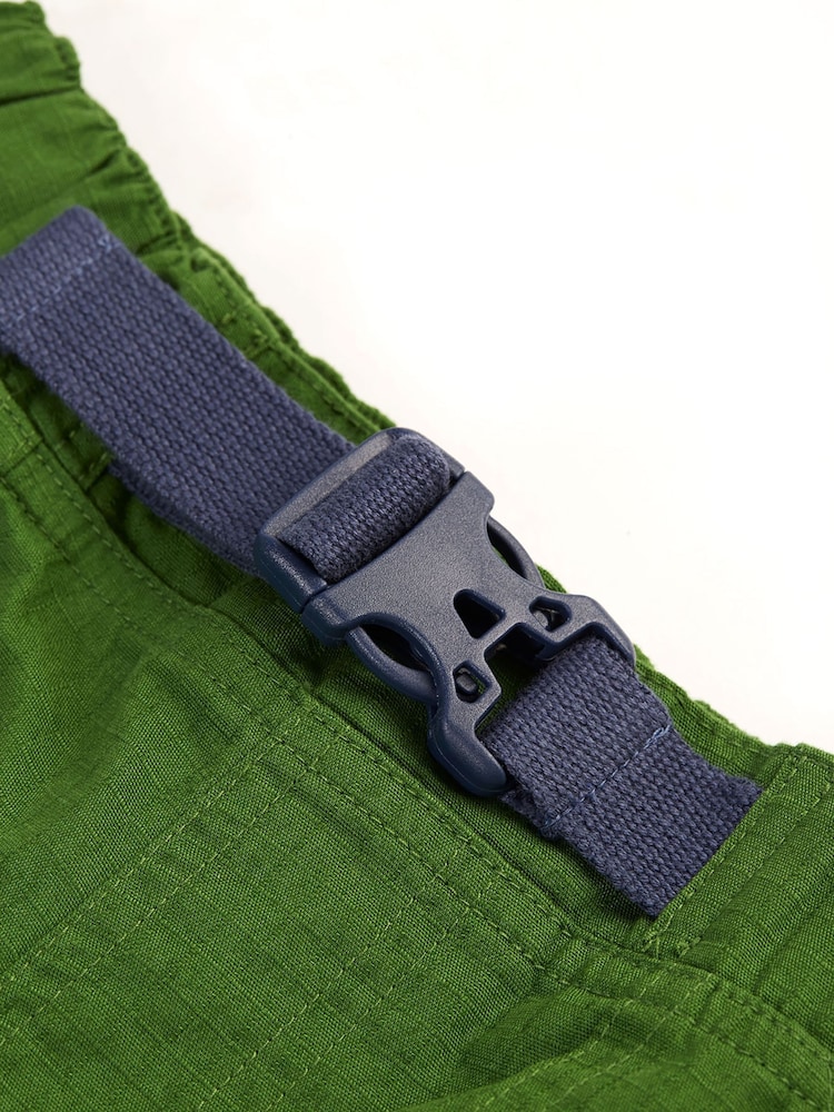 Pantalones de excursionismo verdes con pernera enrollable de Frugi - Imagen 2 de 4