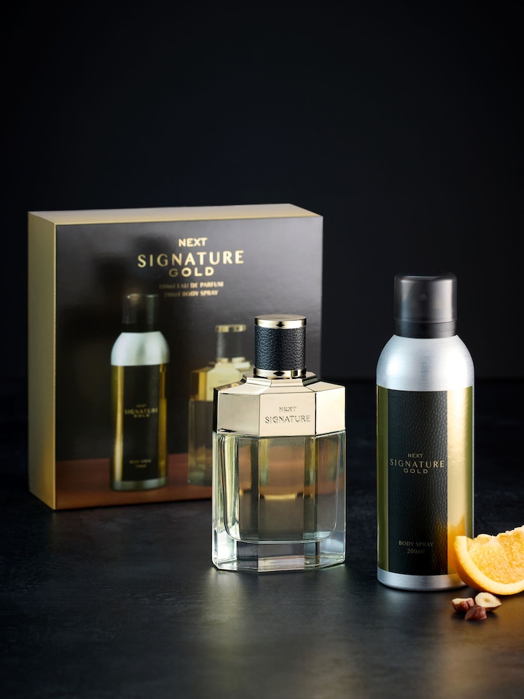 Signature Gold 100ml Eau De Parfum and 200ml Body Spray Gift Set - Image 2 of 4 Signature Gold 100ml Eau De Parfum and 200ml Body Spray Gift Set - Image 2 of 4
