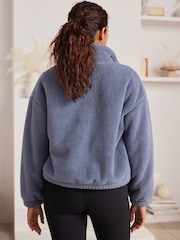 Bath & Body Works Blue Borg Fleece Jumper - Image 2 of 9