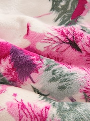 Bath & Body Works Pink/Cream Ski Half Zip Fleece Jumper - Image 7 of 9