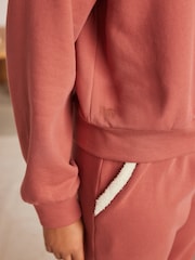 Bath & Body Works Rust Brown Button Up Sweatshirt - Image 7 of 10