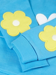 Frugi Blue Organic Cotton Easy on Jumper - Image 2 of 3