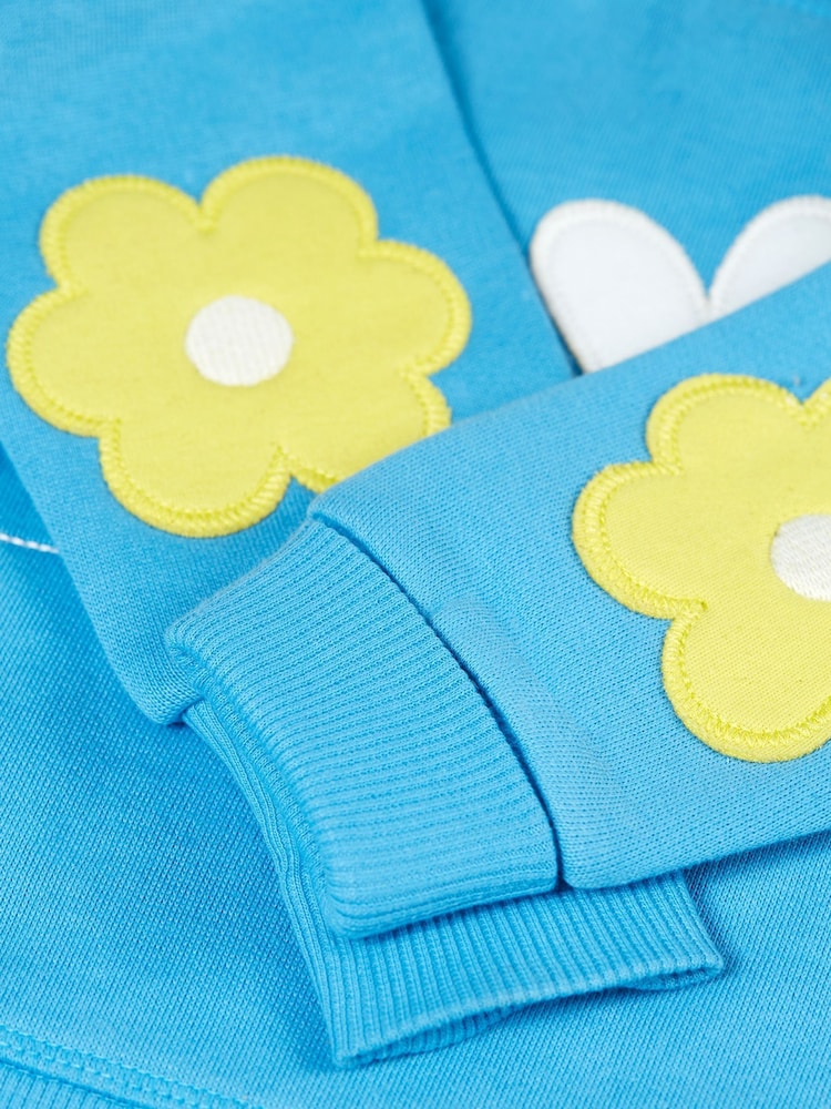 Frugi Blue Organic Cotton Easy on Jumper - Image 2 of 3