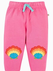 Frugi Pink Organic Cotton Character Joggers - Image 1 of 1