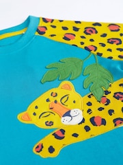 Frugi Yellow Raglan Pyjamas Set With Character Appliqué - Image 2 of 3