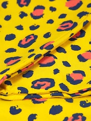 Frugi Yellow Raglan Pyjamas Set With Character Appliqué - Image 3 of 3