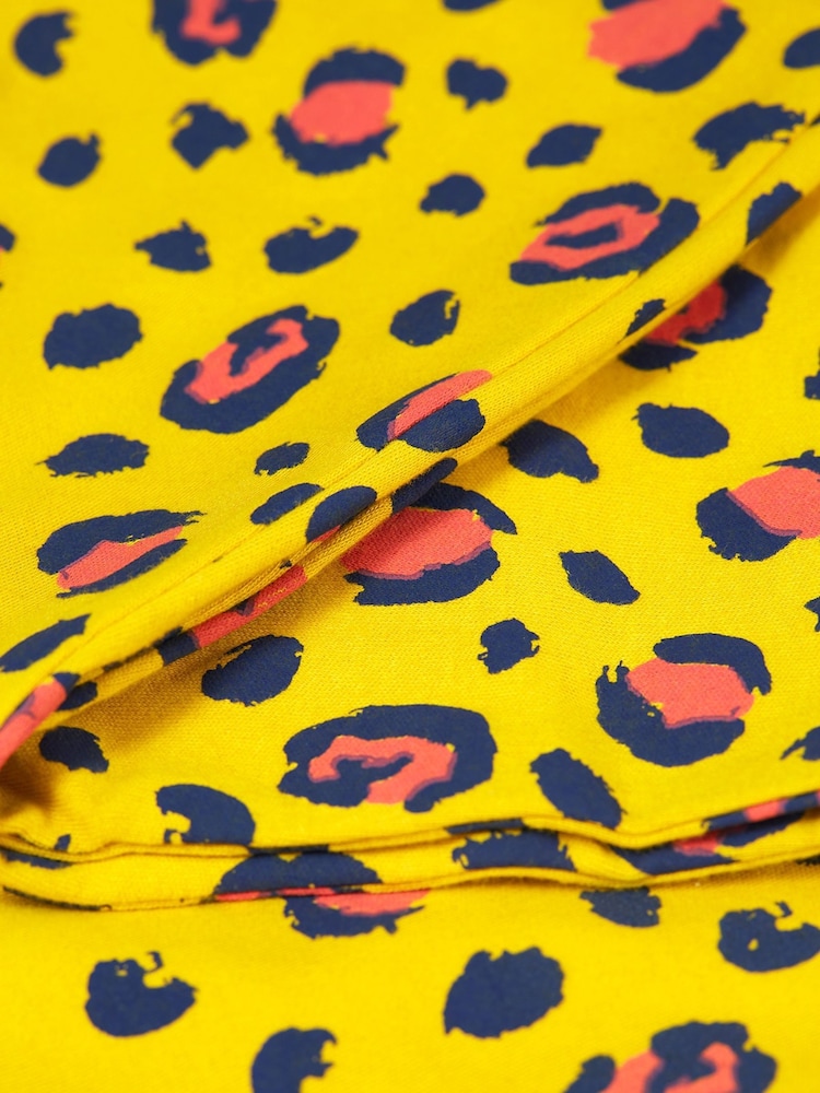Frugi Yellow Raglan Pyjamas Set With Character Appliqué - Image 3 of 3
