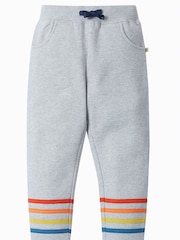Frugi Grey Organic Cotton Jago Joggers - Image 1 of 3