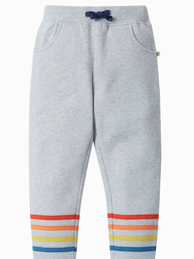 Frugi Grey Organic Cotton Jago Joggers - Image 1 of 3