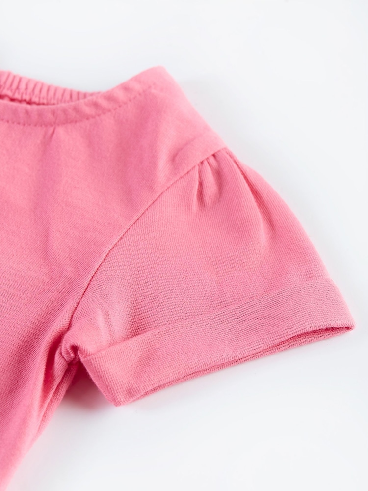 Frugi Pink Easter Duck Short Sleeve T-Shirt - Image 2 of 4
