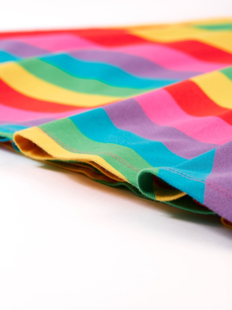 Frugi Blue Rainbow Sunshine Skater Dress - Image 5 of 5 Frugi Blue Rainbow Sunshine Skater Dress - Image 5 of 5