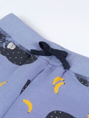 Frugi Purple Organic Cotton Samson Printed Shorts - Image 3 of 4