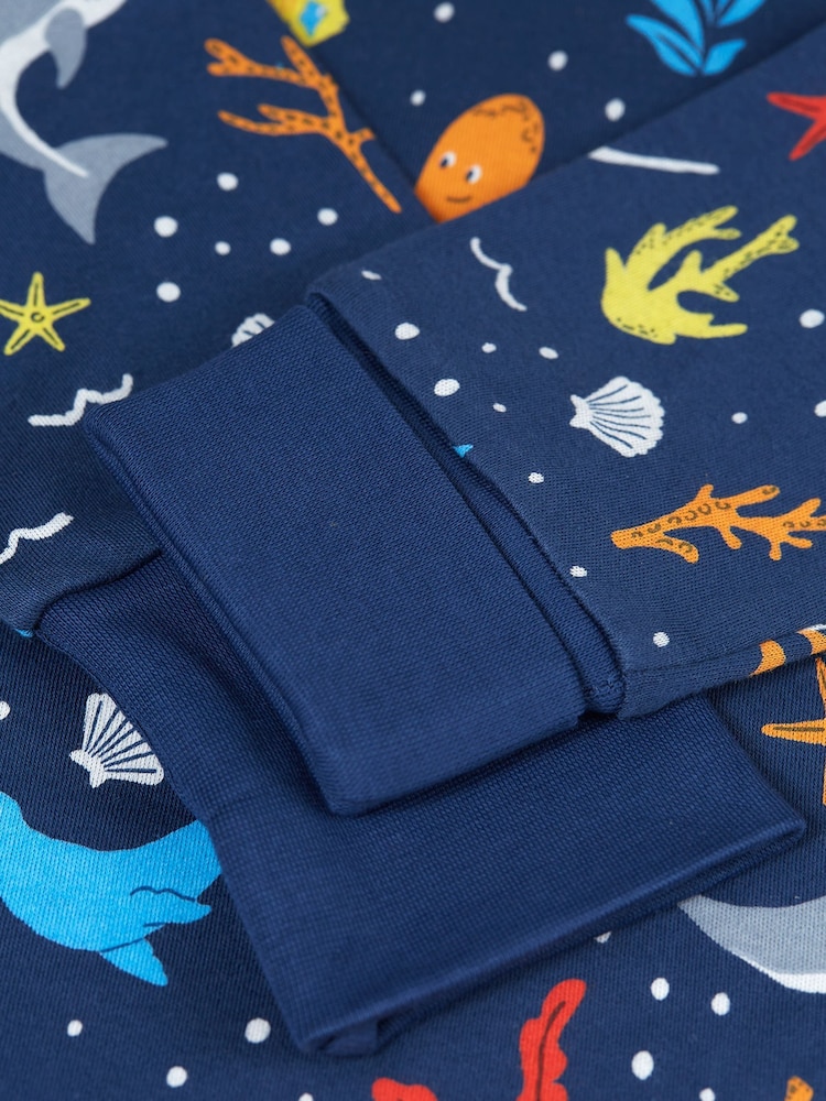 Frugi Blue Rainbow Sea Pyjama Set - Image 2 of 3