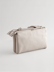 Bone Small Leather Zip Cross-Body Bag - Image 5 of 9