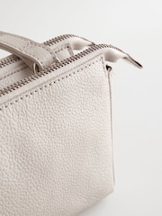 Bone Small Leather Zip Cross-Body Bag - Image 7 of 9