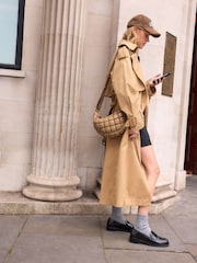 Mink Brown Padded Sling Bag - Image 2 of 9