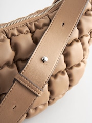 Mink Brown Padded Sling Bag - Image 7 of 9