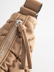 Mink Brown Padded Sling Bag - Image 8 of 9