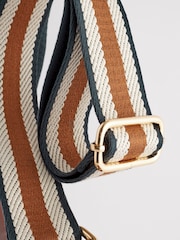 Tan Brown Cross-Body Saddle Bag - Image 10 of 13