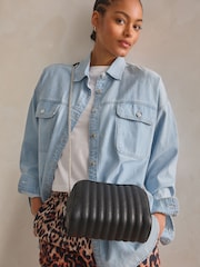 Black Quilted Camera Bag - Image 1 of 8