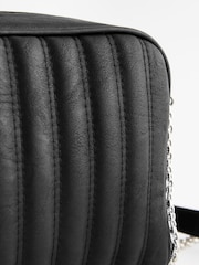Black Quilted Camera Bag - Image 8 of 8