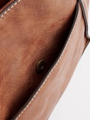 Tan Brown Casual Messenger Bag - Image 11 of 11