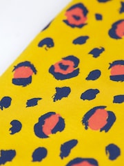 Frugi Yellow Animal Print Joggers - Image 3 of 3