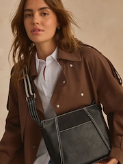 Black Casual Messenger Bag - Image 1 of 5
