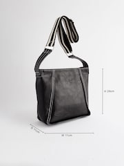 Black Casual Messenger Bag - Image 4 of 5