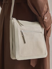 Bone Leather Pocket Messenger Bag - Image 3 of 8