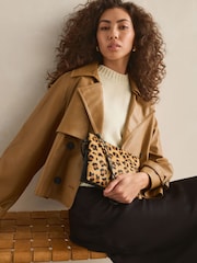 Leopard Leather Cross-Body Bag - Image 2 of 9