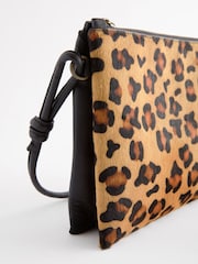 Leopard Leather Cross-Body Bag - Image 8 of 9