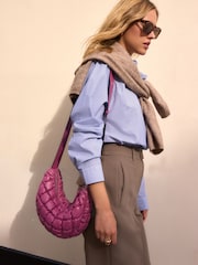 Pink Padded Sling Bag - Image 1 of 10