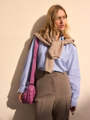 Pink Padded Sling Bag - Image 4 of 10