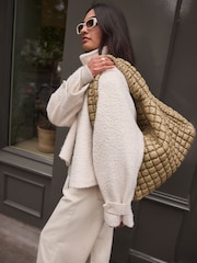 Khaki Green Padded Shoulder Bag - Image 2 of 5