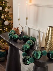 Green Bauble Christmas Garland - Image 1 of 4