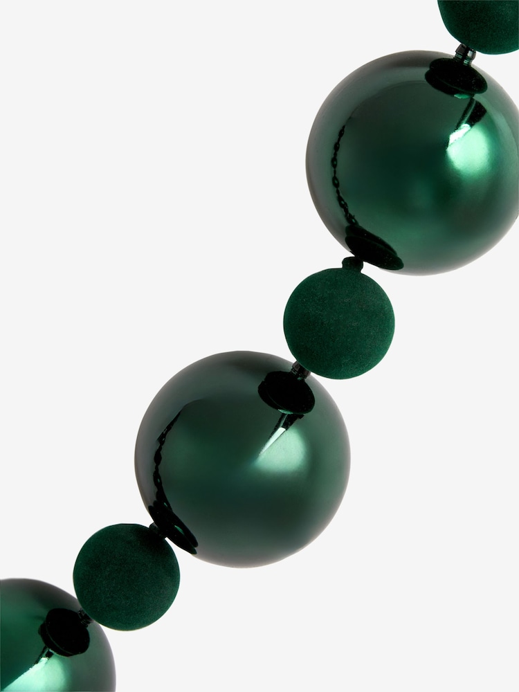 Green Bauble Christmas Garland - Image 4 of 4
