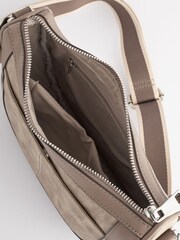 Grey Cross-Body Saddle Bag - Image 6 of 10