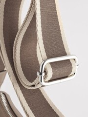 Grey Cross-Body Saddle Bag - Image 7 of 10