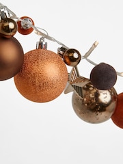 Copper Lit Bauble Christmas Garland - Image 5 of 5