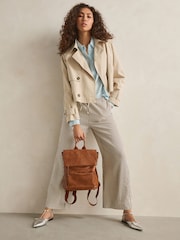Tan Brown Casual Backpack - Image 1 of 9