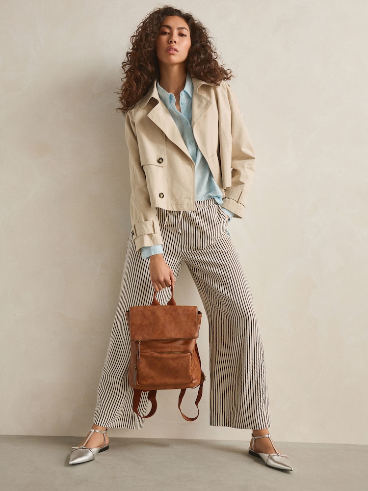 Tan Brown Casual Backpack - Image 1 of 9
