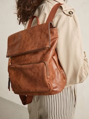 Tan Brown Casual Backpack - Image 2 of 9