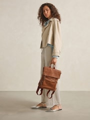 Tan Brown Casual Backpack - Image 3 of 9