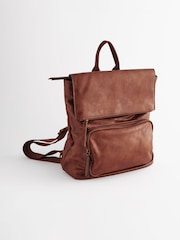 Tan Brown Casual Backpack - Image 4 of 9