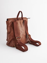 Tan Brown Casual Backpack - Image 5 of 9